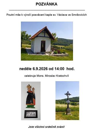 Mše u&nbsp;kapličky sv.&nbsp;Václava